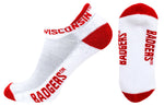 Wisconsin Badgers Badgers White Footies