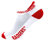 Wisconsin Badgers Badgers White Footies