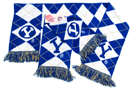 BYU Cougars Argyle Scarf