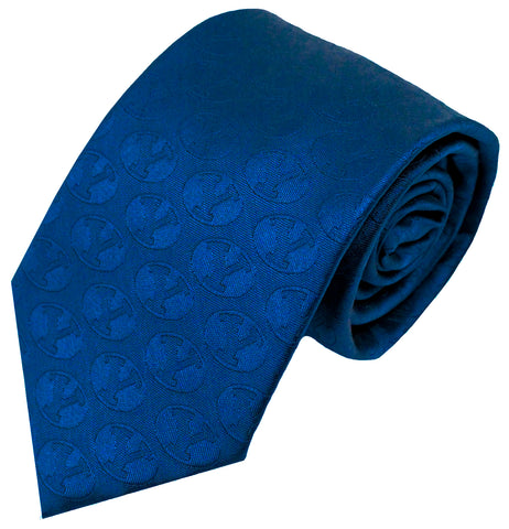 BYU Cougars Tone on Tone Necktie