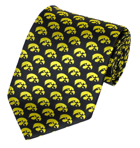 Iowa Hawkeyes Repeating Necktie