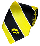 Iowa Hawkeyes Stripe Necktie