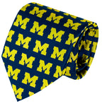 Michigan Wolverines Repeating Necktie