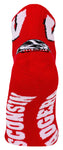 Wisconsin Badgers Badgers Red Quarter Socks