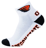 Oregon State Beavers White Quarter Socks