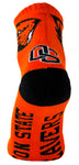 Oregon State Beavers Orange Quarter Socks