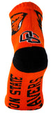 Oregon State Beavers Orange Quarter Socks