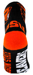 Oregon State Beavers Black Quarter Socks