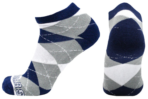 BYU Cougars Argyle No-Show Footies