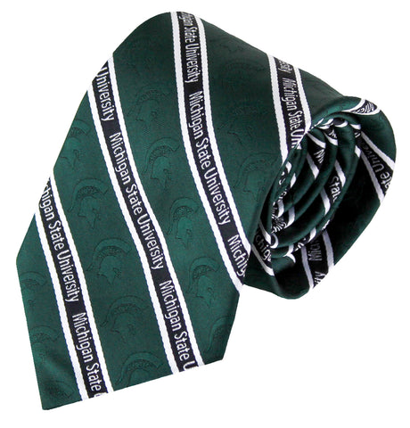 Michigan State Spartans Prep Necktie