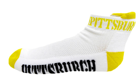 Pittsburgh White & Yellow Footies