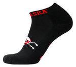 Nebraska Cornhuskers Black No-Show Footies