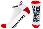 Nebraska Cornhuskers White Footies