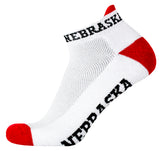 Nebraska Cornhuskers White Footies