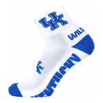 Kentucky Wildcats White Quarter Socks