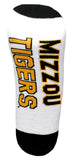 Missouri Tigers White Quarter Socks