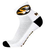 Missouri Tigers White Quarter Socks