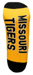 Missouri Tigers Gold Quarter Socks