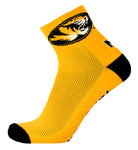 Missouri Tigers Gold Quarter Socks