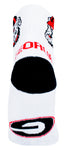 Georgia Bulldogs White Quarter Socks