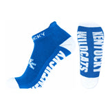 Kentucky Wildcats Blue Footie Socks