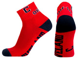 Cleveland Red Quarter Socks