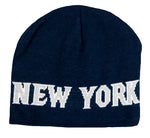 New York Navy Jacquard Knit hat