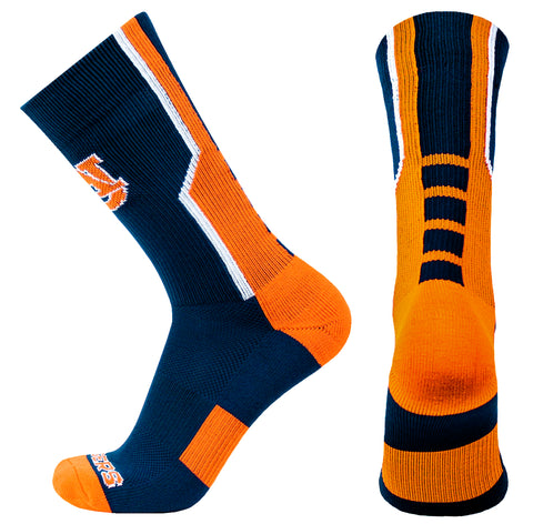 Auburn Tigers Navy Sports Performance Socks