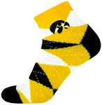 Iowa Hawkeyes Argyle Fuzzy Socks