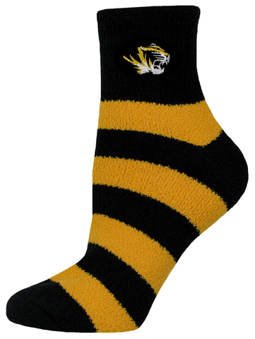 Missouri Tigers Stripe Fuzzy Socks