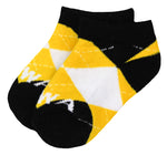 Iowa Hawkeyes Baby Argyle No-Show Footies