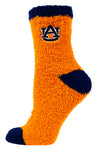 Auburn Tigers Solid Fuzzy Socks