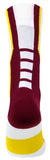 Arizona State Sun Devils White Sports Performance Socks