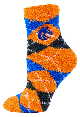 Boise State Broncos Argyle Fuzzy Socks