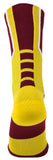 Arizona State Sun Devils Maroon Sports Performance Socks