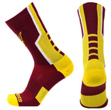 Arizona State Sun Devils Maroon Sports Performance Socks