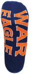 Auburn Tigers Blue No-Show Footies