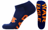 Auburn Tigers Blue No-Show Footies