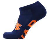 Auburn Tigers Blue No-Show Footies