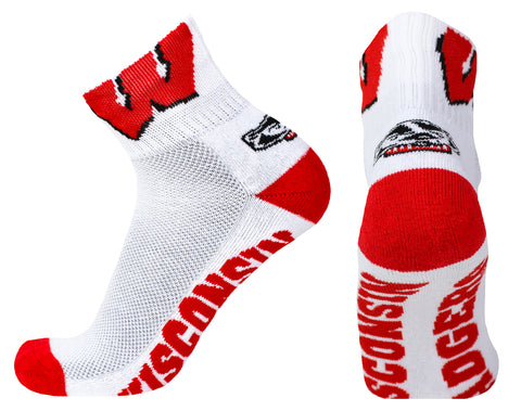 Wisconsin Badgers White Quarters
