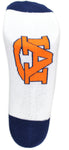 Auburn Tigers White & Blue Footies