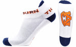 Auburn Tigers White & Blue Footies