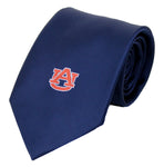 Auburn Tigers Solid Blue Necktie