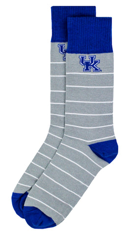 Kentucky Wildcats White Striped Dress Socks