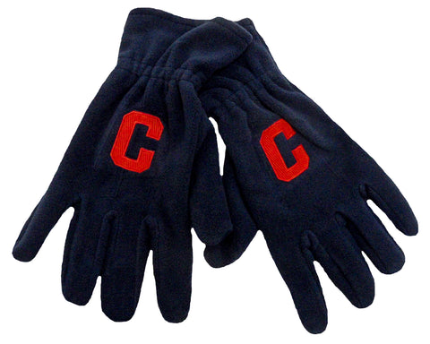 Cleveland Navy Fleece Gloves