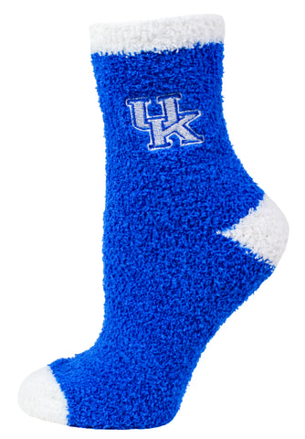 Kentucky Wildcats Solid Fuzzy Socks