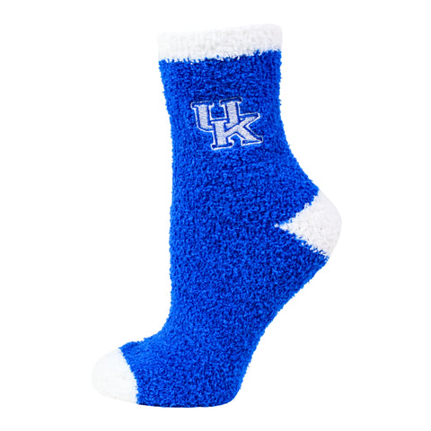 Kentucky Wildcats Solid Fuzzy Socks