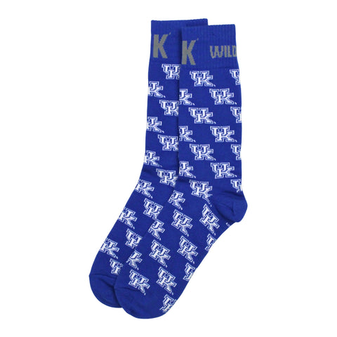 Kentucky Wildcats Blue Dress Socks