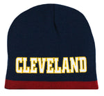 Cleveland Wine & Blue Reversible Knit Hat