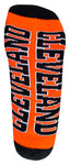 Cleveland Orange Quarter Socks